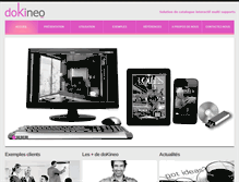 Tablet Screenshot of dokineo.com
